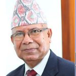 अध्यक्ष नेपालबाट खतिवडाको पार्थिव शरीरमा पार्टीको झण्डा ओढाएर श्रद्धाञ्जली   