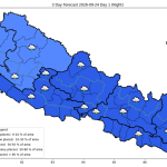 विराटनगर लगायत पूर्वी नेपालमा बुधबार साँझदेखि निरन्तर वर्षा