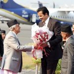 कतारका अमिर नेपालमा, राष्ट्रपति पौडेल र प्रधानमन्त्री प्रचण्डद्वारा भव्य स्वागत