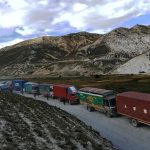 बाढीको प्रभाव अर्थतन्त्रमा: रसुवागढी र तातोपानी बन्द भएपछि चलायमान बन्दै कोरला नाका