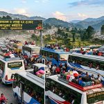 घटस्थापनादेखि आजसम्म २ लाख ६२ हजार जना काठमाण्डूबाट बाहिरिए