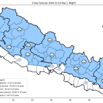 देशका हिमाली र पहाडी भूभागमा वर्षा र हिमपातको सम्भावना   