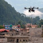 गोरखाका दुर्गम बस्तीमा ड्रोनबाट राहत सामग्री, सडक सम्पर्क विच्छेद भएका स्थानमा आपूर्ति